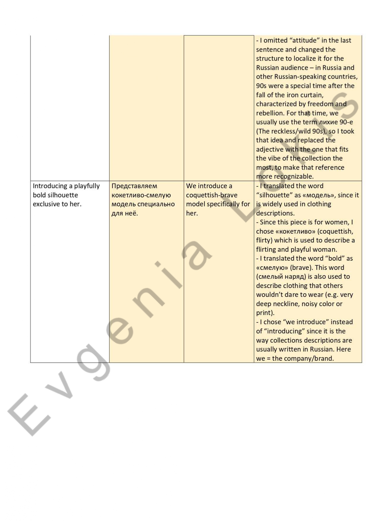 3rd page of work sample